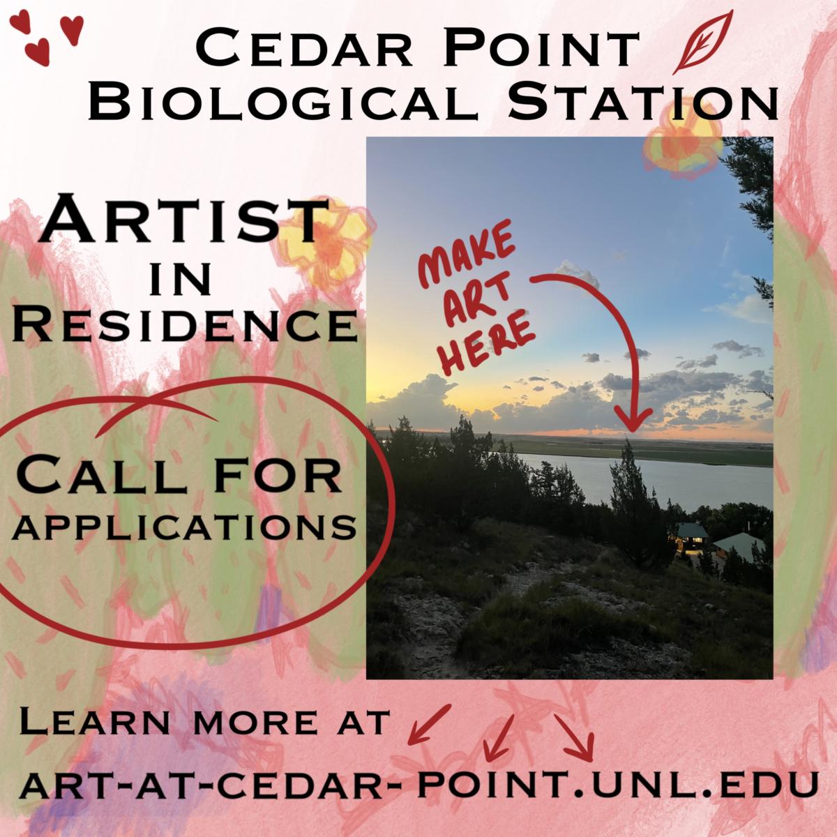 Artist in Residence program 2024 Art at Cedar Point Nebraska